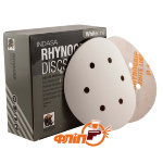 Indasa Круги шлифовальные Rhynogrip White Line 6 отв. P80
